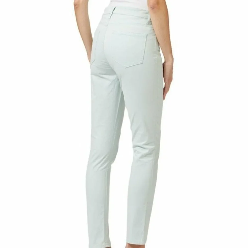 New Ellen‎ Tracy 16 Celadon Blue The Newport High Rise Stretch Soft Skinny Pants